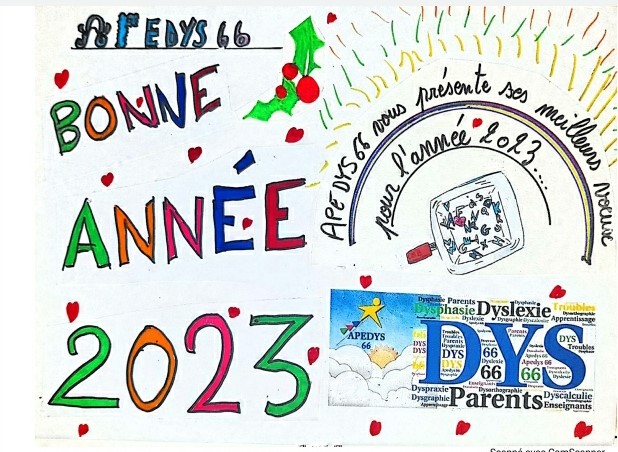 Carte de voeux Apedys66 2023